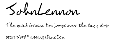 JohnLennon.ttf字體轉換器圖片