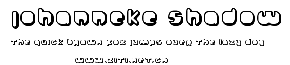 Johanneke Shadow.ttf字體轉換器圖片