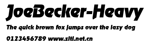 JoeBecker-Heavy.ttf字體轉換器圖片