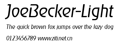 JoeBecker-Light.ttf