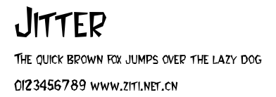 Jitter.ttf字體轉換器圖片