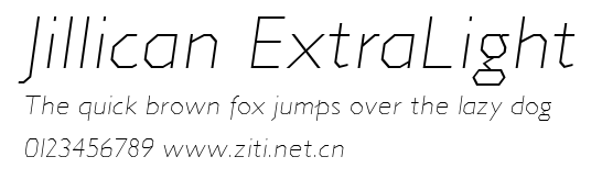 Jillican ExtraLight.ttf