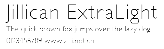 Jillican ExtraLight.ttf