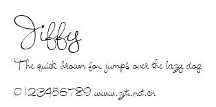 Jiffy.ttf字體轉換器圖片