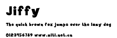 Jiffy.ttf字體轉換器圖片
