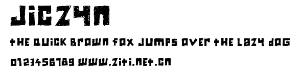 Jiczyn.ttf字體轉換器圖片