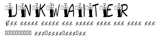 JNKWAITER.ttf字體轉換器圖片