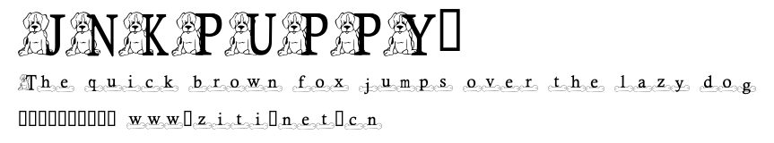 JNKPUPPY2.ttf字體轉換器圖片