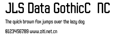 JLS Data GothicC  NC.otf