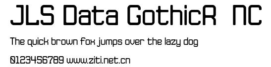 JLS Data GothicR  NC.otf