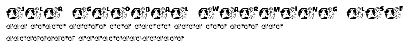 JLR Global Warming LSF.ttf字體轉換器圖片