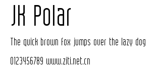 JK Polar.ttf字體轉換器圖片