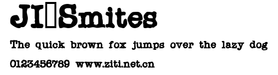 JI-Smites.ttf字體轉換器圖片