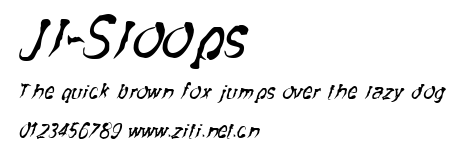 JI-Sloops.ttf字體轉換器圖片