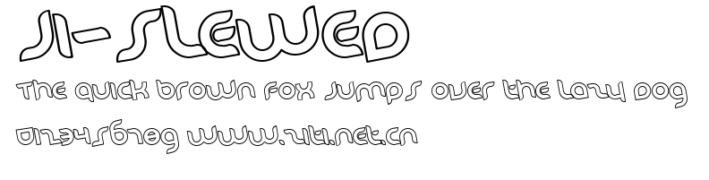JI-Slewed.ttf字體轉換器圖片