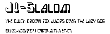 JI-Slalom.ttf字體轉換器圖片
