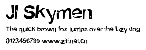 JI-Skymen.ttf字體轉換器圖片