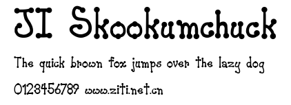 JI Skookumchuck.ttf字體轉換器圖片