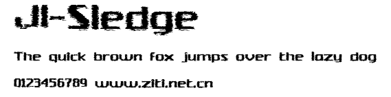 JI-Sledge.ttf字體轉換器圖片