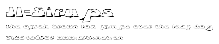 JI-Sirups.ttf字體轉換器圖片