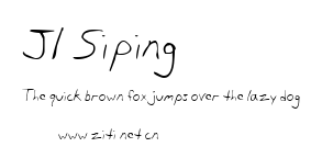 JI-Siping.ttf字體轉換器圖片