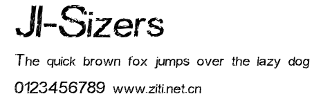 JI-Sizers.ttf字體轉換器圖片
