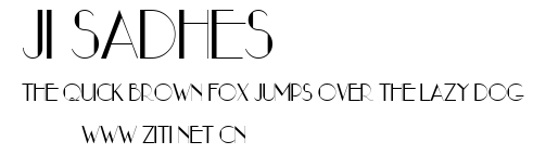 JI-Sadhes.ttf字體轉換器圖片