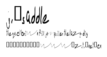 JI-Saddle.ttf字體轉換器圖片