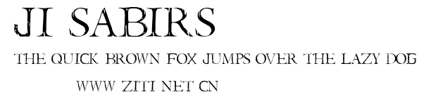 JI-Sabirs.ttf字體轉換器圖片