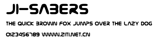 JI-Sabers.ttf字體轉換器圖片