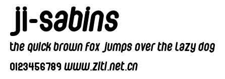 JI-Sabins.ttf字體轉換器圖片