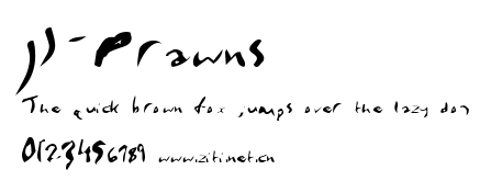 JI-Prawns.ttf字體轉換器圖片