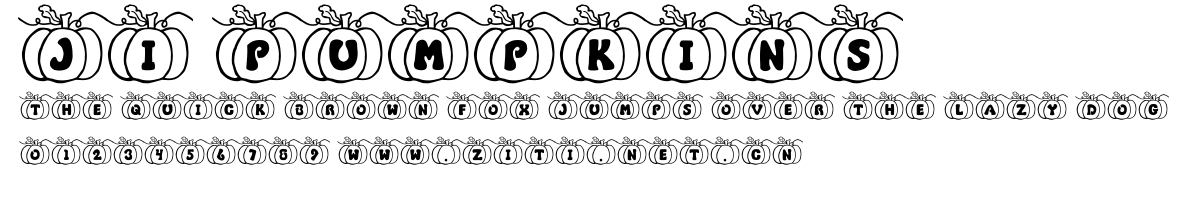 JI Pumpkins.ttf字體轉換器圖片