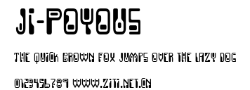 JI-Poyous.ttf字體轉換器圖片