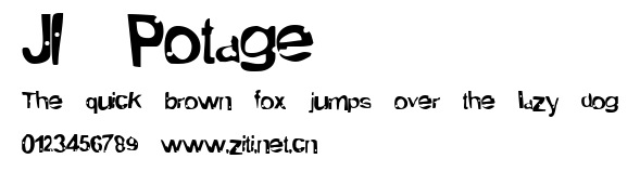 JI-Potage.ttf字體轉換器圖片