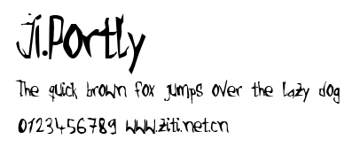 JI-Portly.ttf字體轉換器圖片