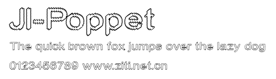 JI-Poppet.ttf字體轉換器圖片