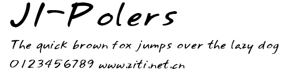 JI-Polers.ttf字體轉換器圖片