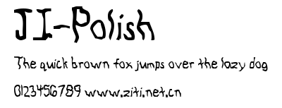 JI-Polish.ttf字體轉換器圖片