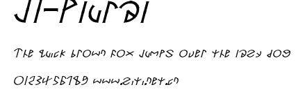 JI-Plural.ttf字體轉換器圖片