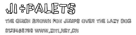 JI-Palets.ttf字體轉換器圖片