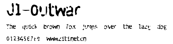 JI-Outwar.ttf字體轉換器圖片