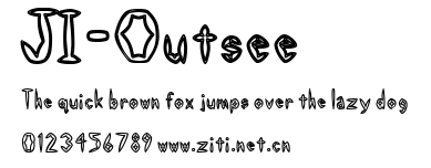 JI-Outsee.ttf字體轉換器圖片