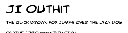 JI-Outhit.ttf字體轉換器圖片
