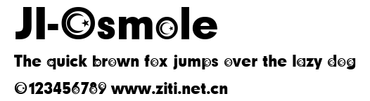JI-Osmole.ttf字體轉換器圖片