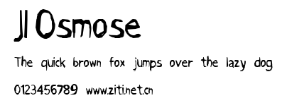 JI-Osmose.ttf字體轉換器圖片