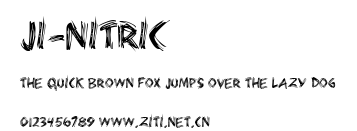 JI-Nitric.ttf字體轉換器圖片