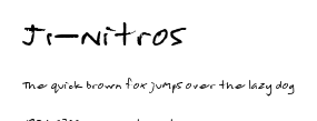 JI-Nitros.ttf字體轉換器圖片
