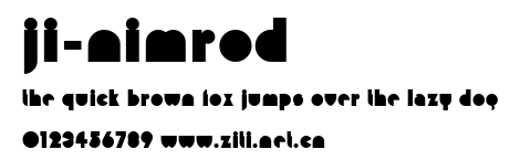 JI-Nimrod.ttf字體轉換器圖片