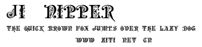 JI-Nipper.ttf字體轉換器圖片